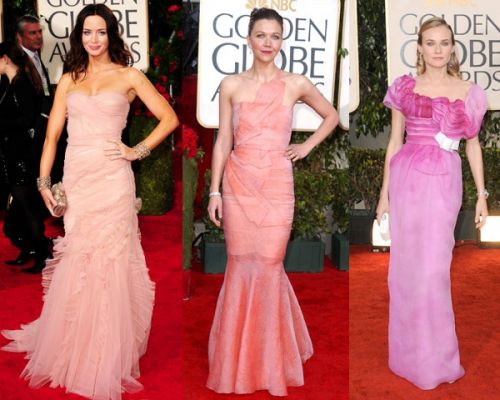 Golden Globes 2010 trend: shades of pink