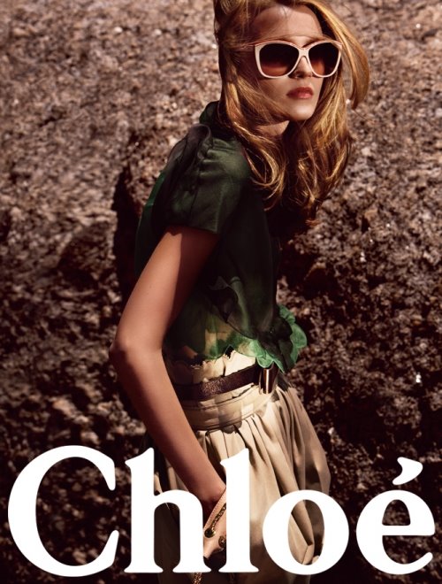 Ad campaign Chlo spring summer 2009 Models Toni Garrn Anna Jagodzinska