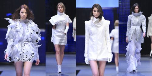 Andreea Musat at Romanian Fashion Week