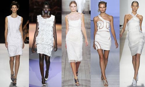 New York trend spring 2009: little white dress