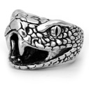 Rattler Ring in sterling silver