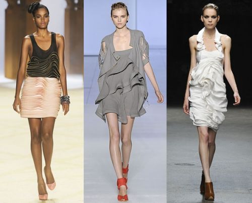 New York trend spring 2009: tiered ruffles