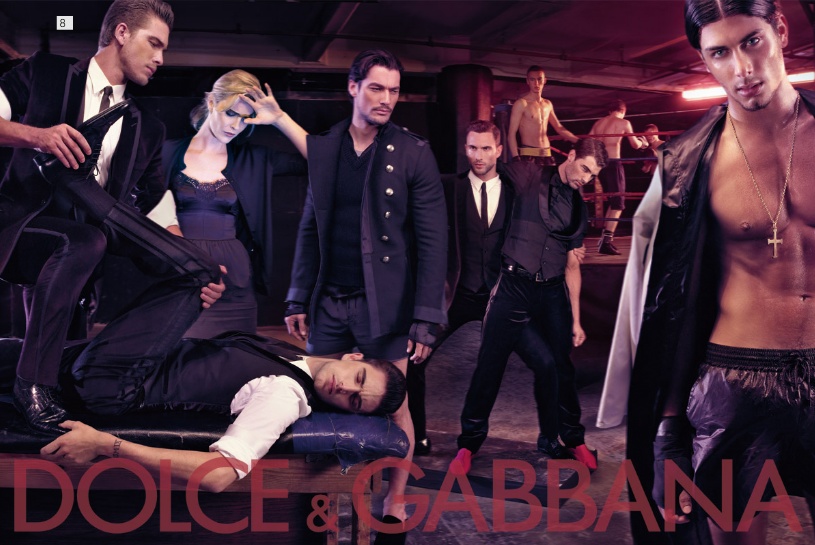 Dolce&Gabbana fall 2009 menswear ads Dolce&Gabbana fall 2009 menswear ads
