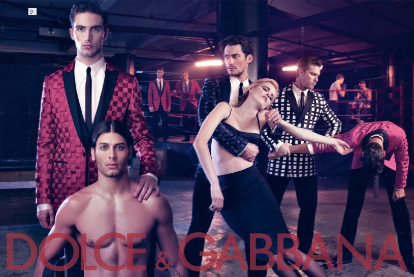 Dolce&Gabbana fall 2009 menswear campaign Dolce&Gabbana fall 2009 menswear campaign