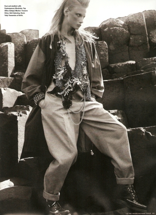 Anna Selezneva i-D magazine Anna Selezneva i-D magazine