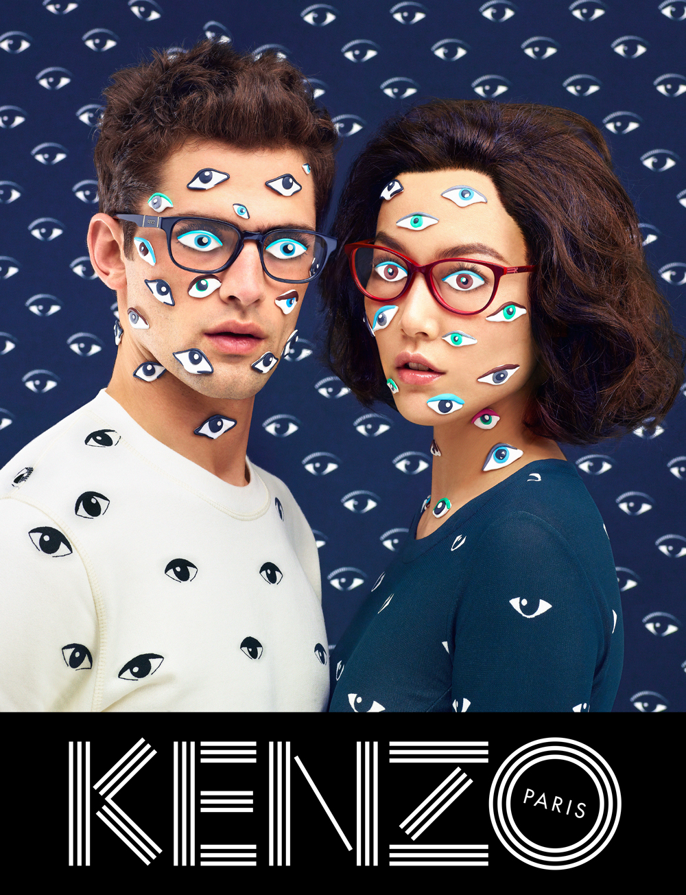 Rinko Kikuchi and Sean O'Pry, Kenzo fall/winter 2013 ad campaign Rinko Kikuchi and Sean O'Pry, Kenzo fall/winter 2013 ad campaign