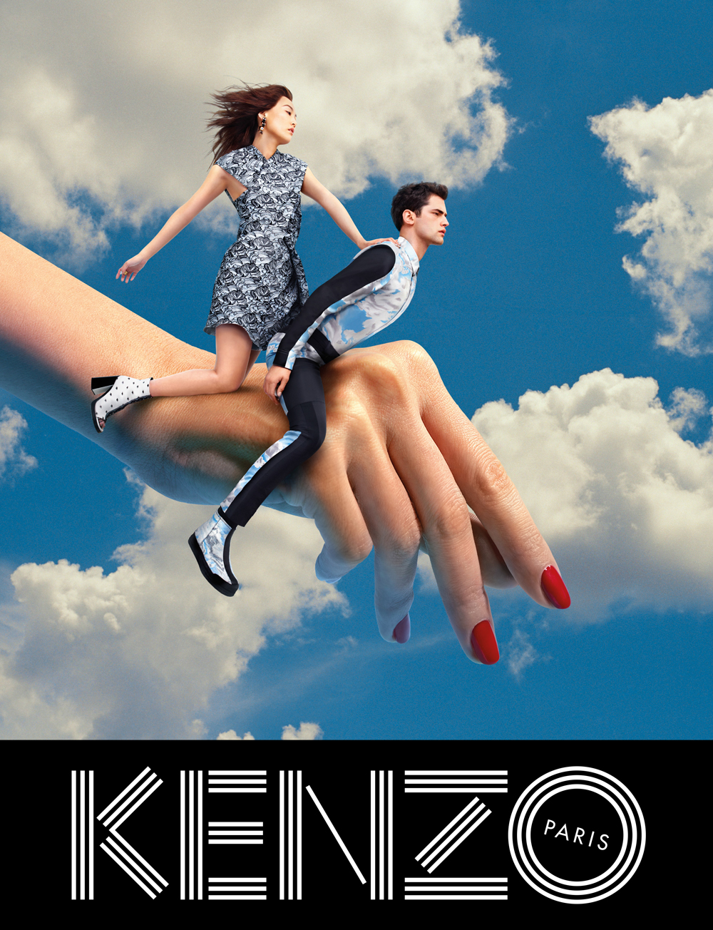 Rinko Kikuchi, Sean O'Pry for Kenzo fall/winter 2013 ad campaign Rinko Kikuchi, Sean O'Pry for Kenzo fall/winter 2013 ad campaign
