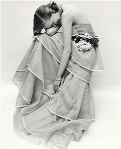 Tiered Evening Dress, March 1951, Norman Parkinson