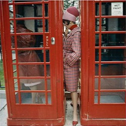 Phone Box London, 1963, Norman Parkinson