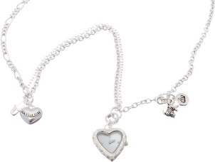 Juicy Couture by Movado Glam Charm Necklace Watch in Silver Juicy Couture by Movado Glam Charm Necklace Watch in Silver