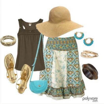 boho-chic outfit polyvore