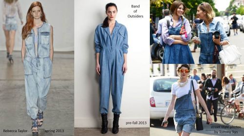 Denim trends 2013: overalls and jumpsuits