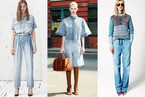 Denim trends 2013: light wash denim, resort 2013