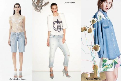 Resort 2014 trends: light wash denim