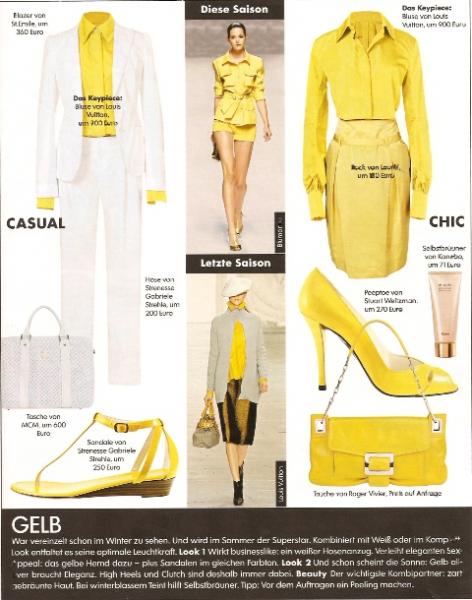 How to wear yellow