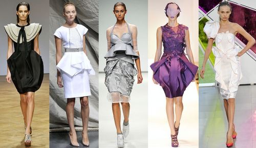 London Fashion Week trend: folds