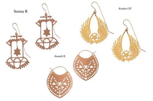 Joanna Cave gold-plated eco earrings