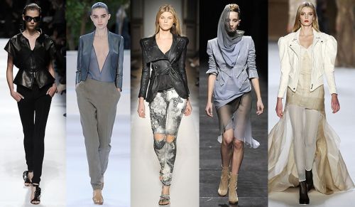 Paris Fashion Week ss09 trend: leather jacket