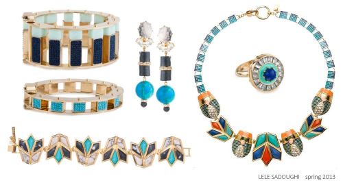 Lele Sadoughi designer jewelry collection