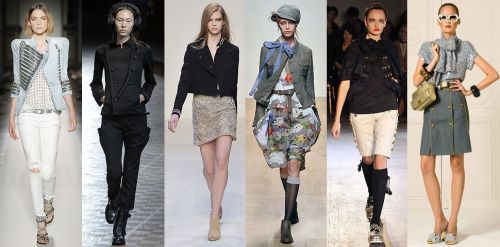 Paris Fashion Week ss09 trend: millitary