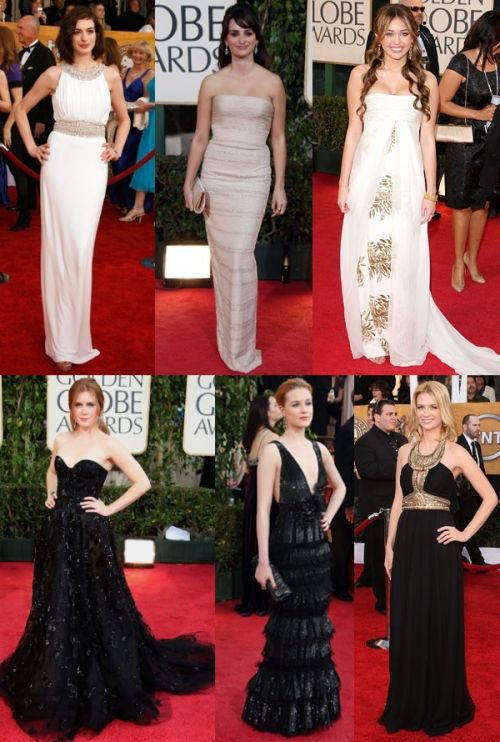 Red Carpet 2009: shiny dresses