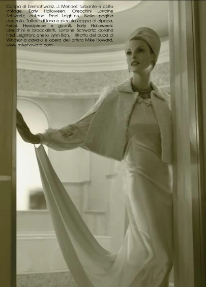 Nathan on X: linda evangelista for vogue italia's cover story “the  duchess” june 2008, by steven meisel  / X