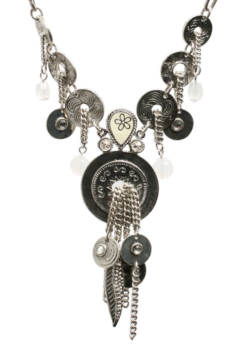 Necklace With Charm Drops