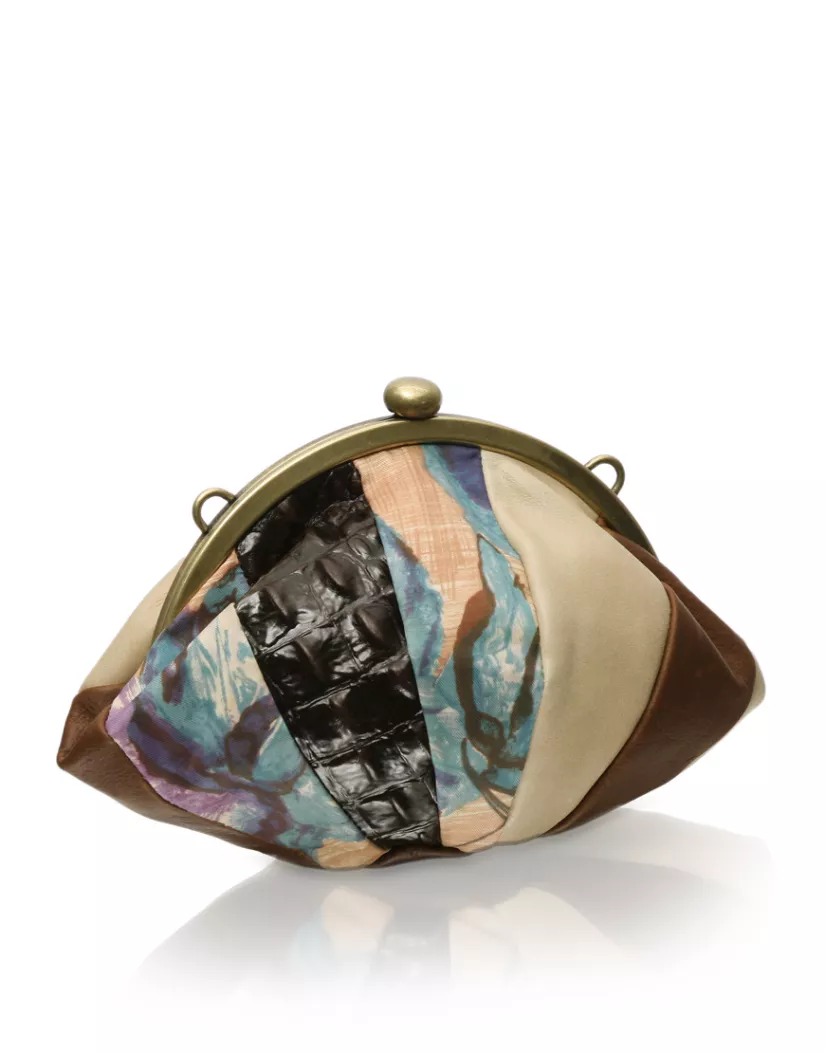 Sweetheart Leather Vintage Patchwork Over Body Bag