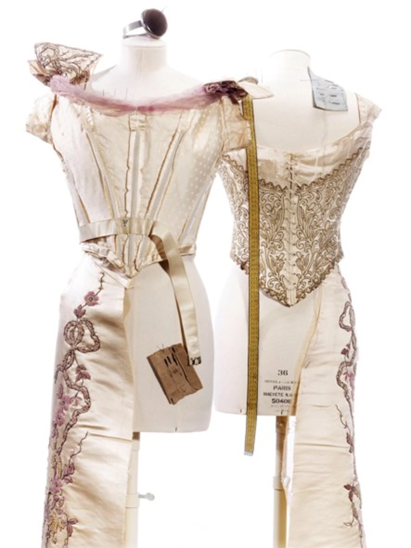 Two Bodices of Evening Gowns
