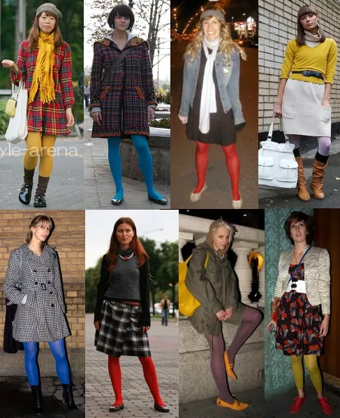 Colored tights