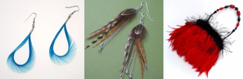 Feather accessories