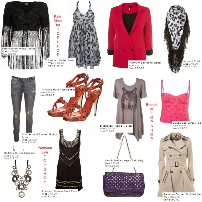 Summer sale at TOPSHOP