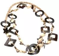 Wooden necklace