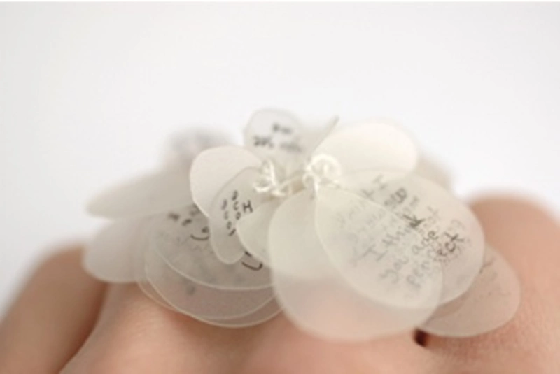 "You See Me" ring by Colleen Baran