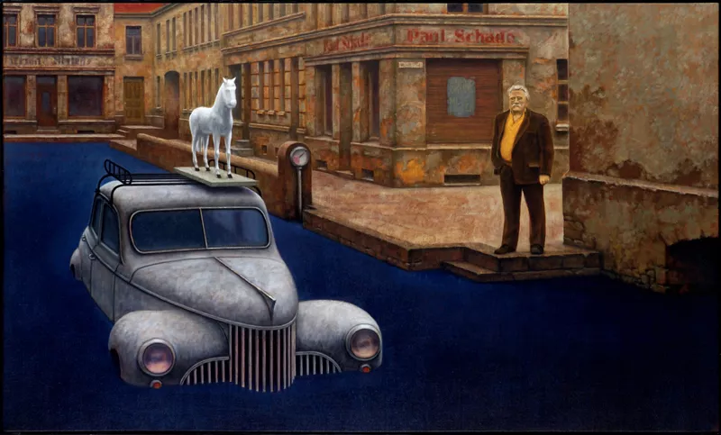 Andreas M. Wiese, Hans at the blue Canal 1  (Hans am blauen Kanal 1)