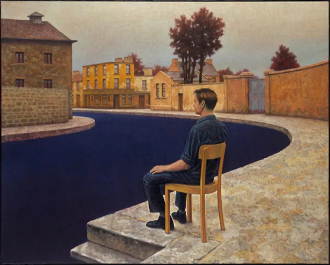 Andreas M. Wiese, Hans at the blue Canal 2  (Hans am blauen Kanal 2)