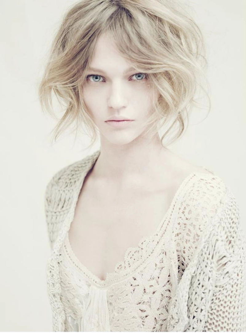 Sasha Pivovarova for Alberta Ferretti ad campaign