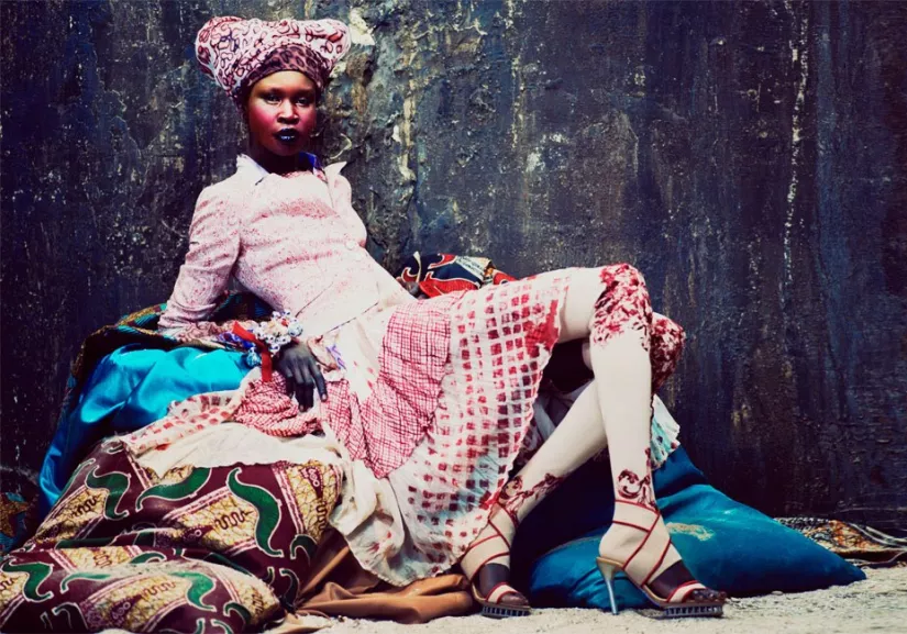 Alek Wek by Andrew Yee