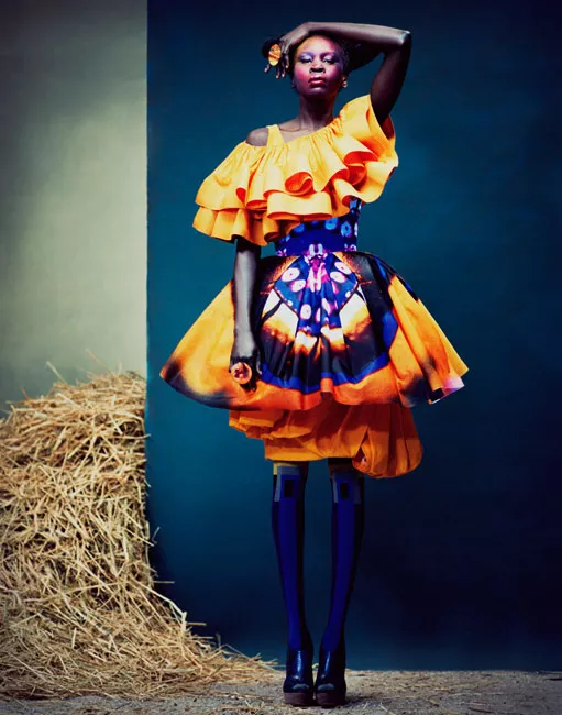 Alek Wek in "Global Gathering" by Andrew Yee