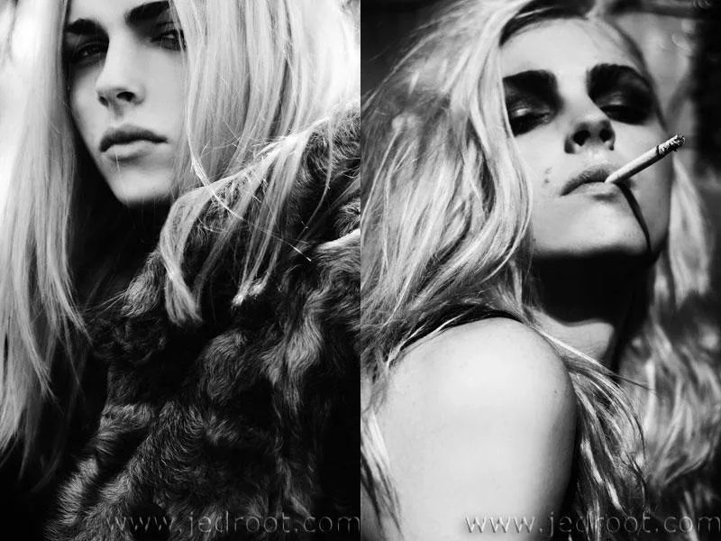 Andrej Pejic, portrait by Damon Baker