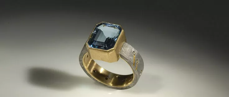Aquamarine Ring