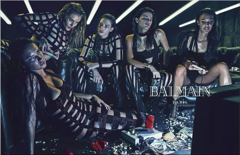 Balmain's Spring Summer 2015 advertising campaign