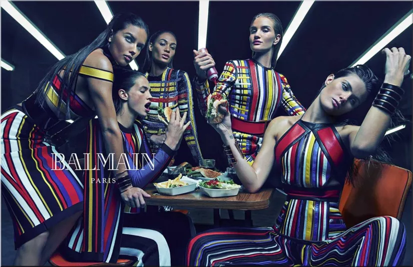 Balmain advertising campaign