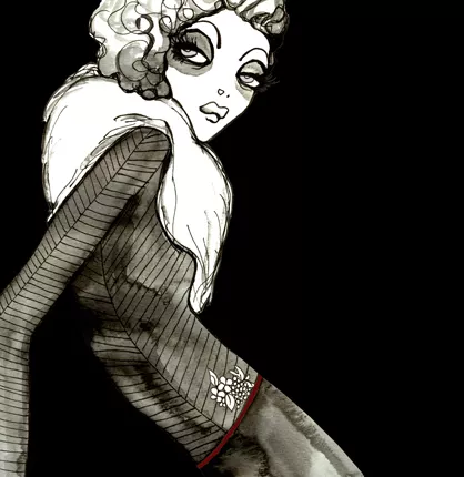 Cassandra Rhodin fashion illustration
