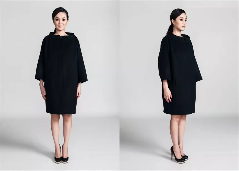 Cocoon coat by Christian Blanken