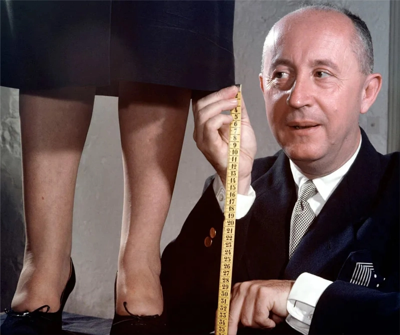 French fashion designer Christian Dior