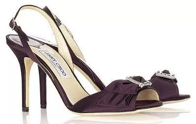 Satin sandal