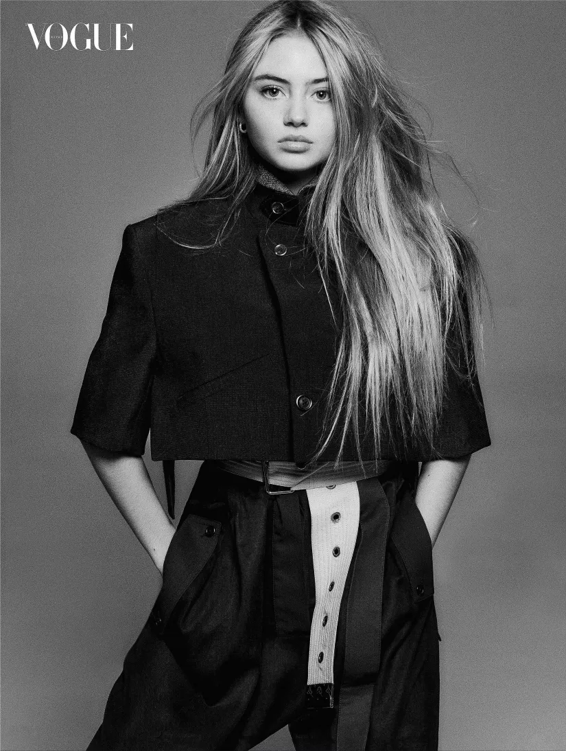 Leni Klum made her debut in Vogue
