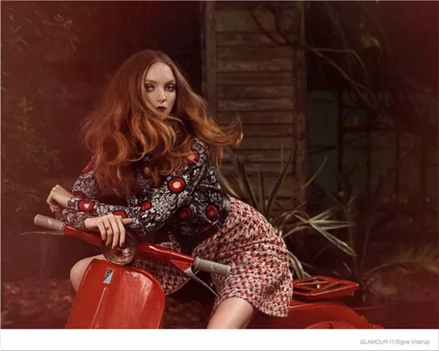 Lily Cole - Glamour Italia