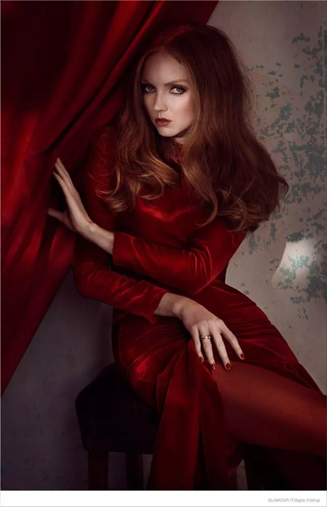 Lily Cole - Glamour Italia